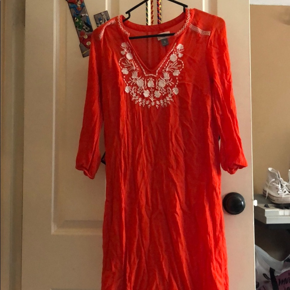 Orange dress
